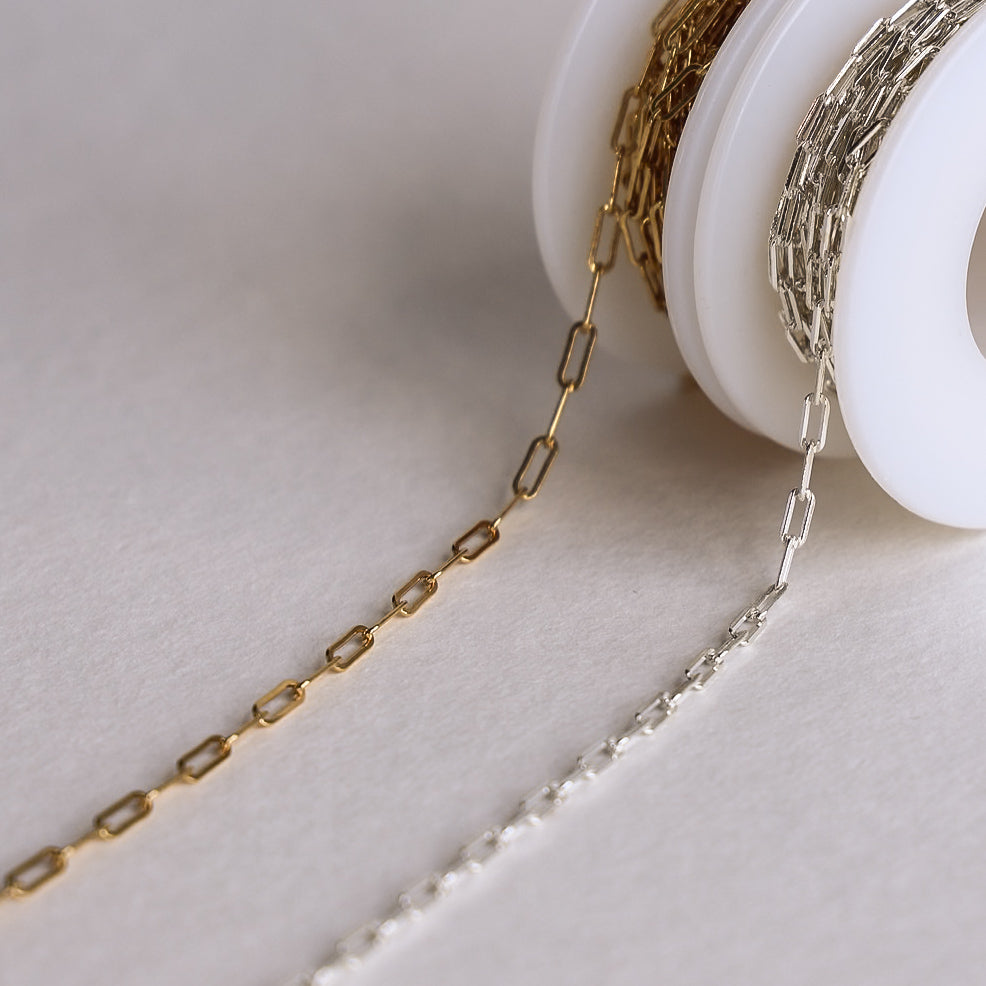 Paperclip Chain – Linkd Permanent Jewellery Supplies NZ