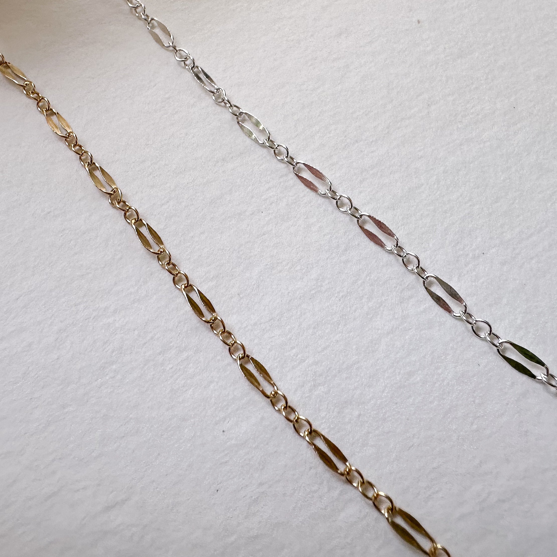 Dapped Sequin Chain – Linkd Permanent Jewellery Supplies NZ
