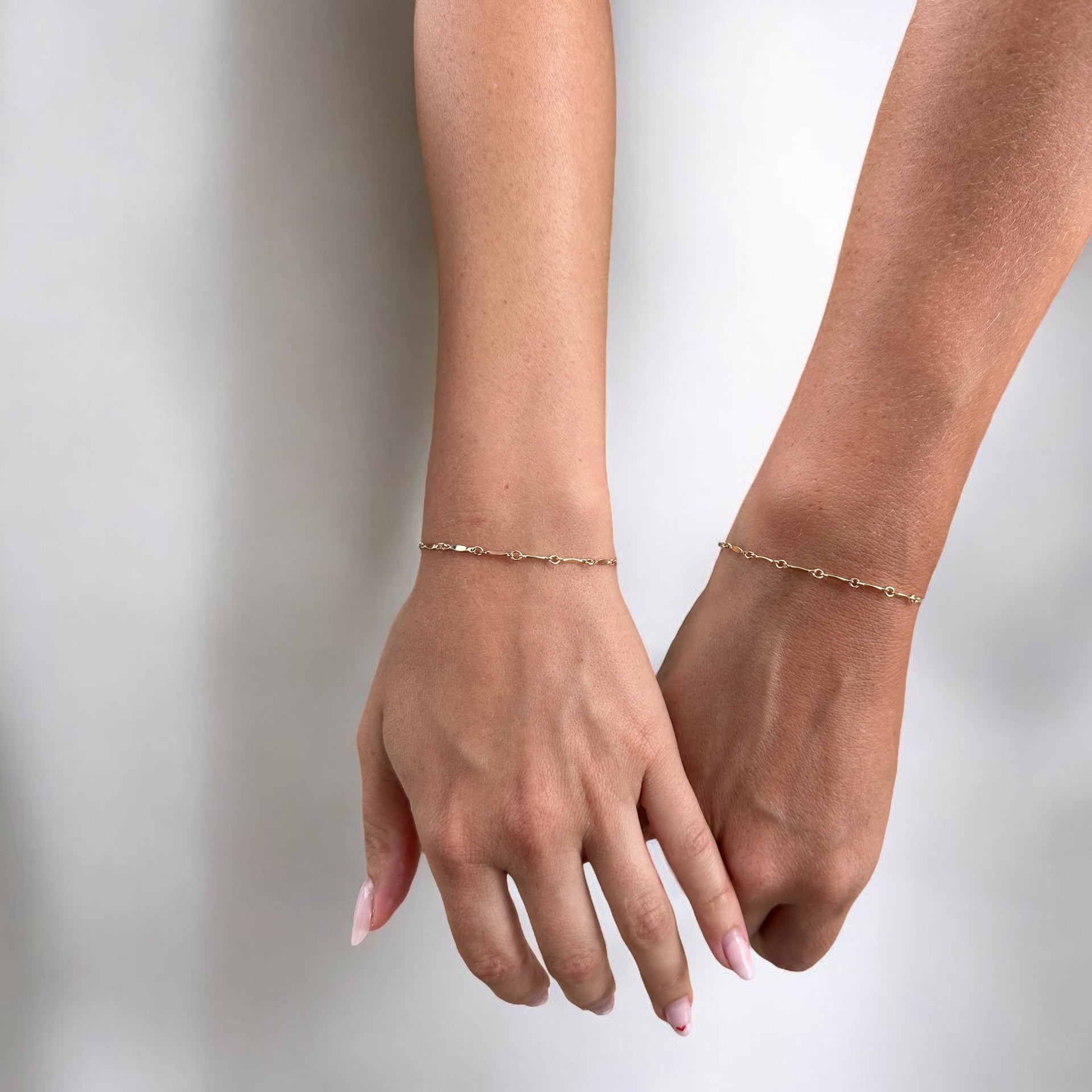 Dapped Bar & Link Chain