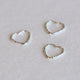 Sparkle Heart Connector - Set of 3