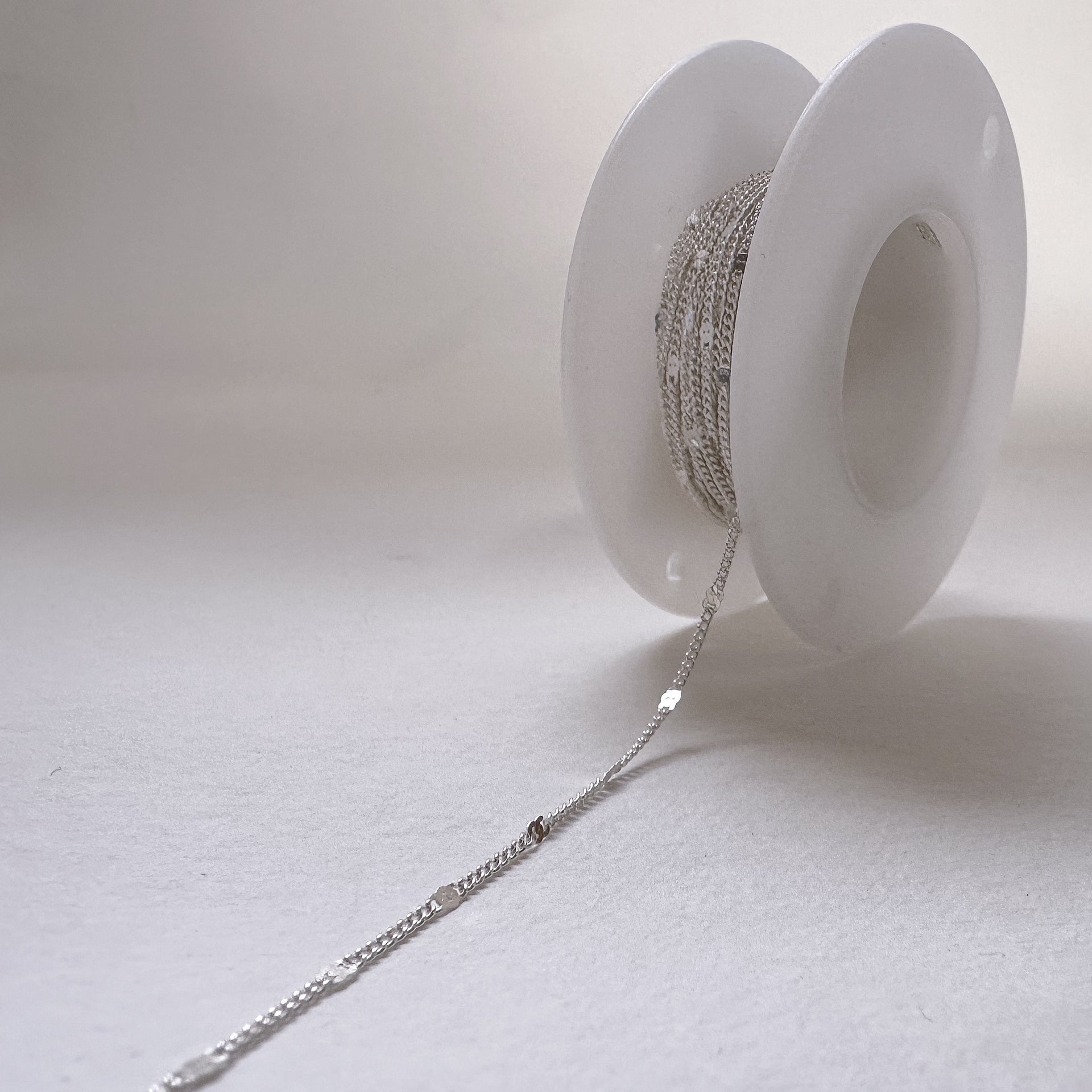 Flat Sequin Curb Chain