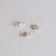 Clear CZ Connector 3mm - Set of 3