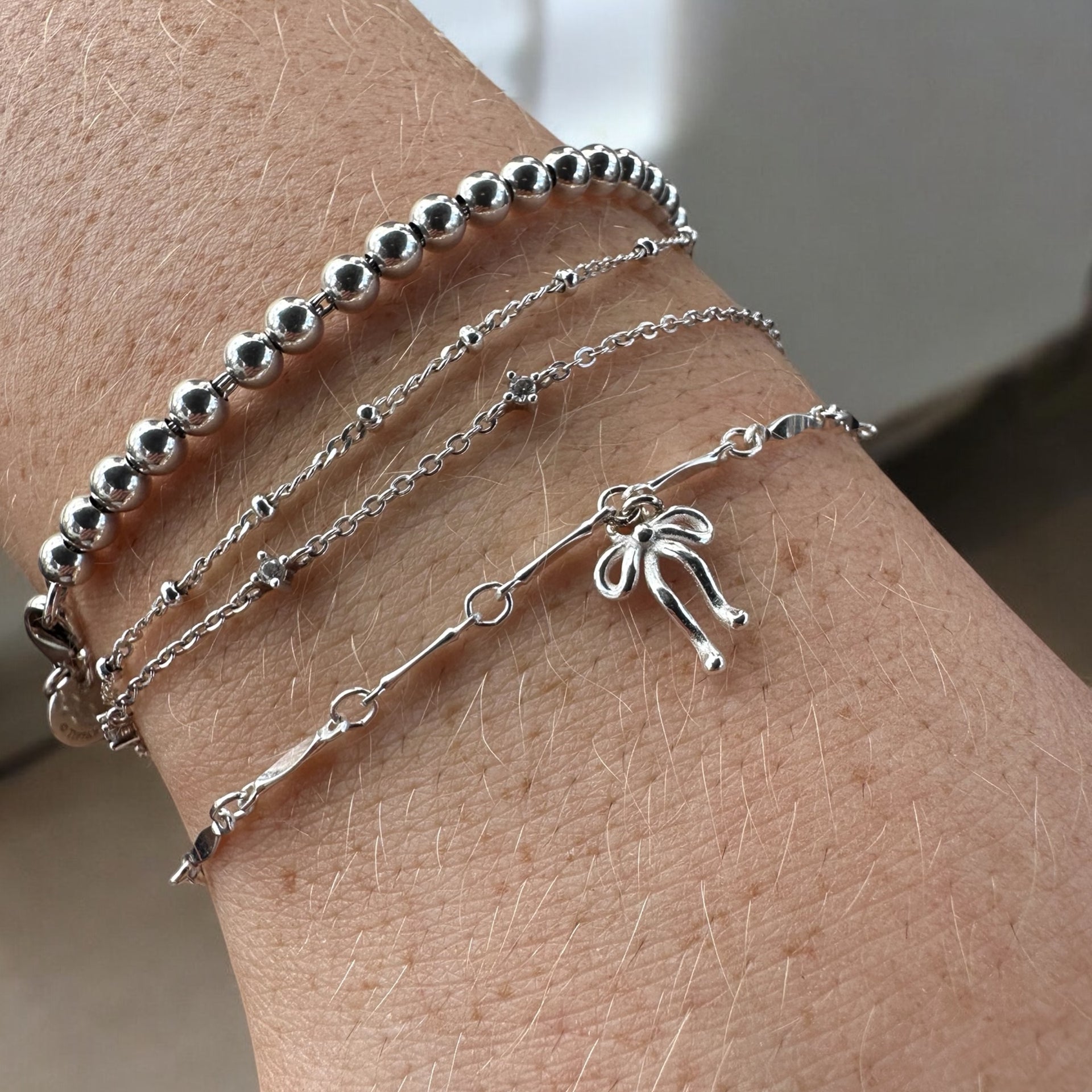 Dainty Bow Charm - Set of 2