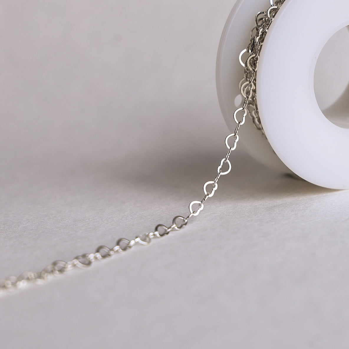 Heart Chain Loop Heart Chain – Linkd Permanent Jewellery Supplies NZ